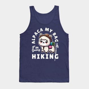 Alpaca My Bag Cute Alpaca Hiking Funny Sayings Gif Idea For Hiker Mom Tank Top